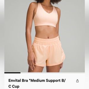 Lululemon 2-Piece Summer Glow Set Bra&Shorts